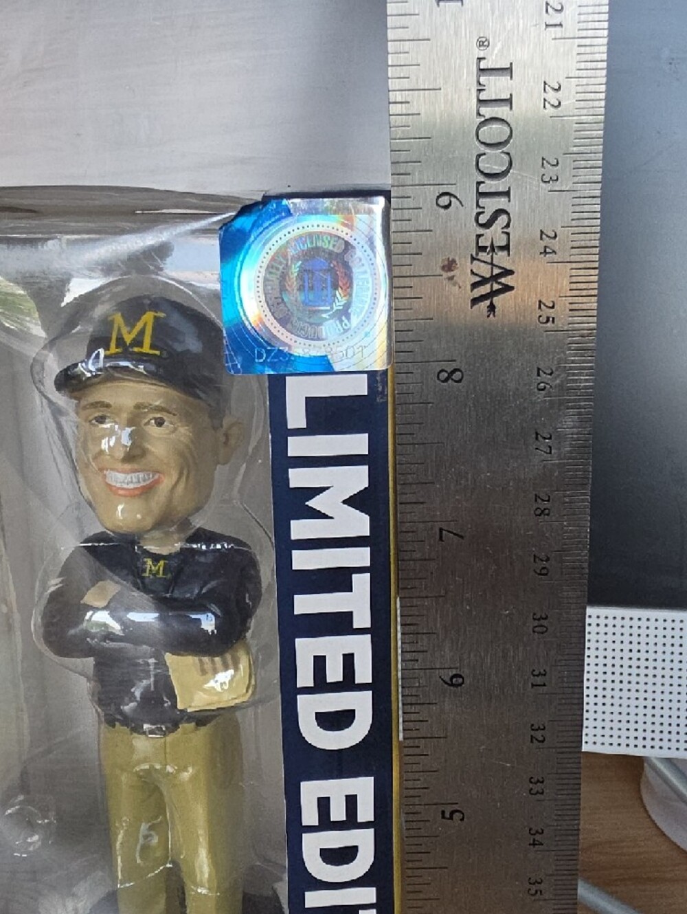 Jim Harbaugh Limited Edition Bobblehead - Picture 8 of 8